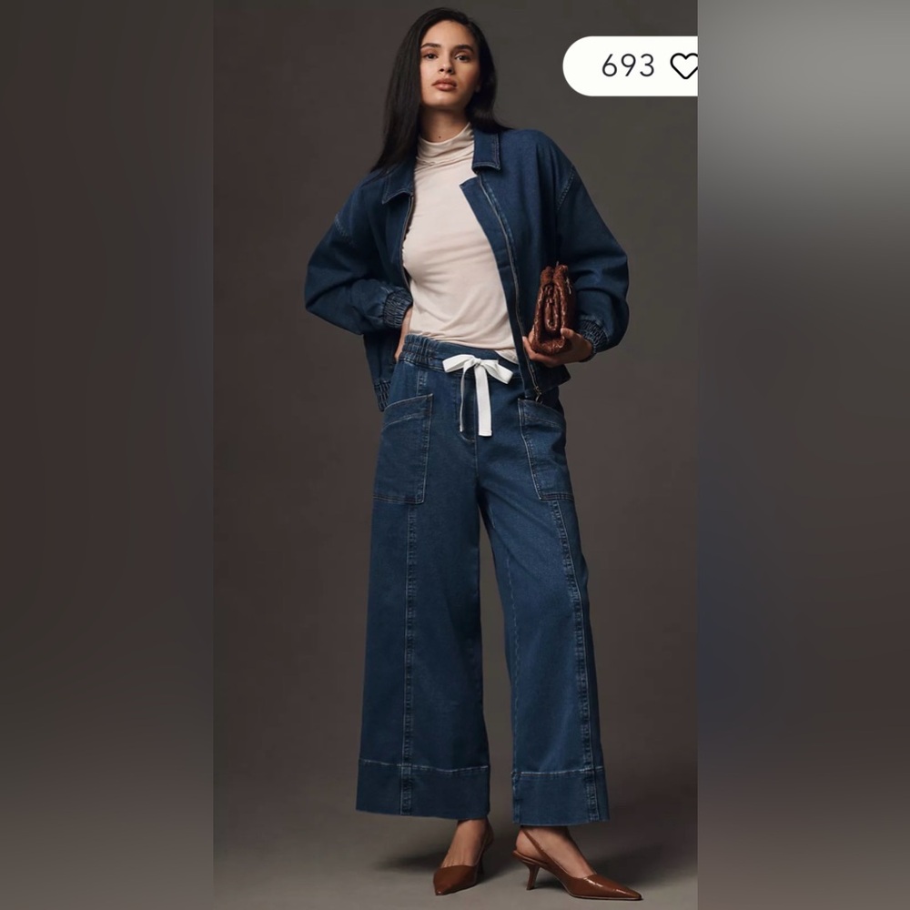 Anthropologie Maeve Tie-Waist Wide-Leg
Jeans - Small - Picture 2 of 7